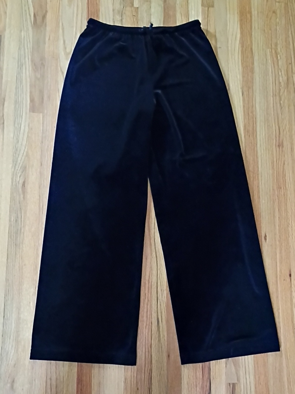 Limited Too Black Velvet Wide-Leg Pants